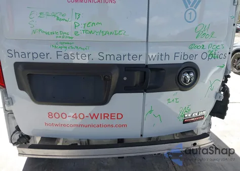 2022 Ram Promaster City Cargo Van from USA, damaged, VIN ZFBHRFABXN6Y16457